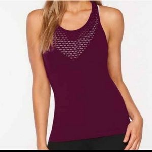 Lorna jane maroon tank top